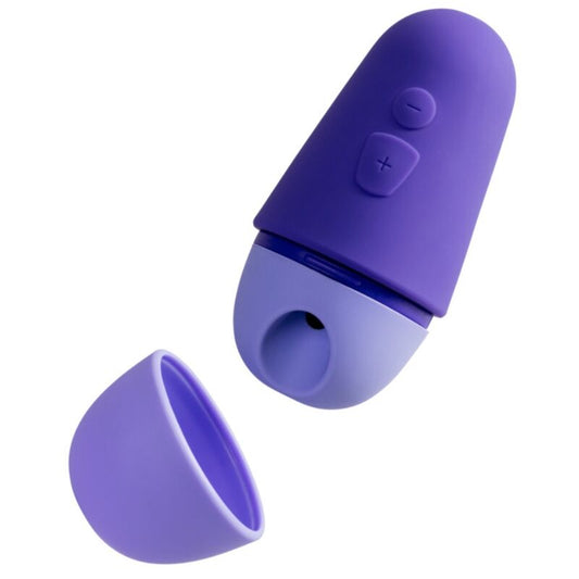 ROMP FREE X Estimulador Clitoriano com Tampa 10 Niveis Recarregavel Roxo