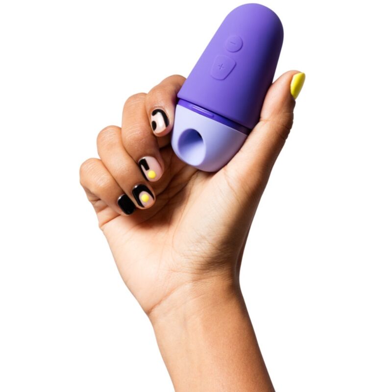 ROMP FREE X Estimulador Clitoriano com Tampa 10 Niveis Recarregavel Roxo