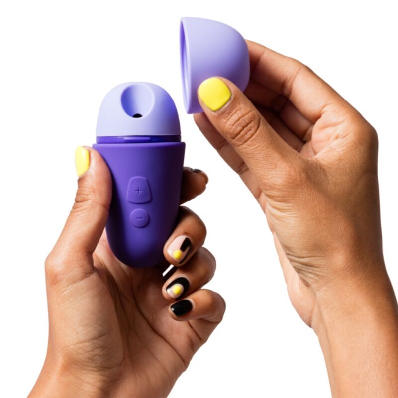 ROMP FREE X Estimulador Clitoriano com Tampa 10 Niveis Recarregavel Roxo
