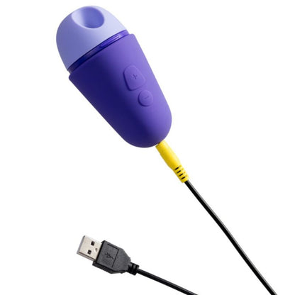 ROMP FREE X Estimulador Clitoriano com Tampa 10 Niveis Recarregavel Roxo