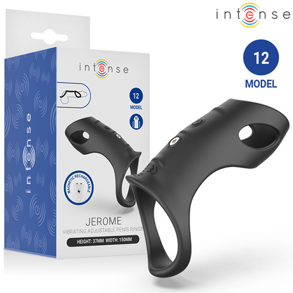 INTENSE JEROME ANEL PENIANO VIBRAToRIO AJUSTaVEL MODELO 12