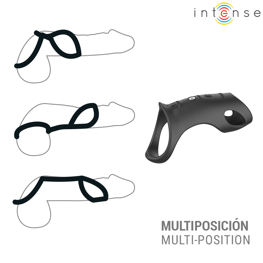 INTENSE JEROME ANEL PENIANO VIBRAToRIO AJUSTaVEL MODELO 12