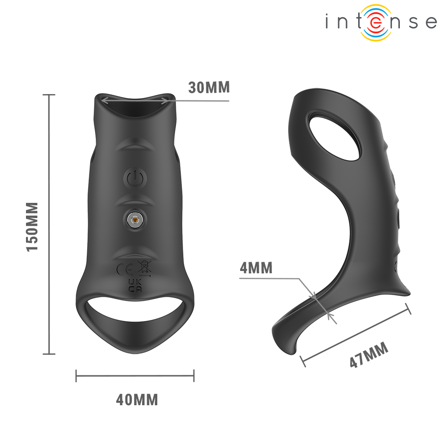 INTENSE JEROME ANEL PENIANO VIBRAToRIO AJUSTaVEL MODELO 12