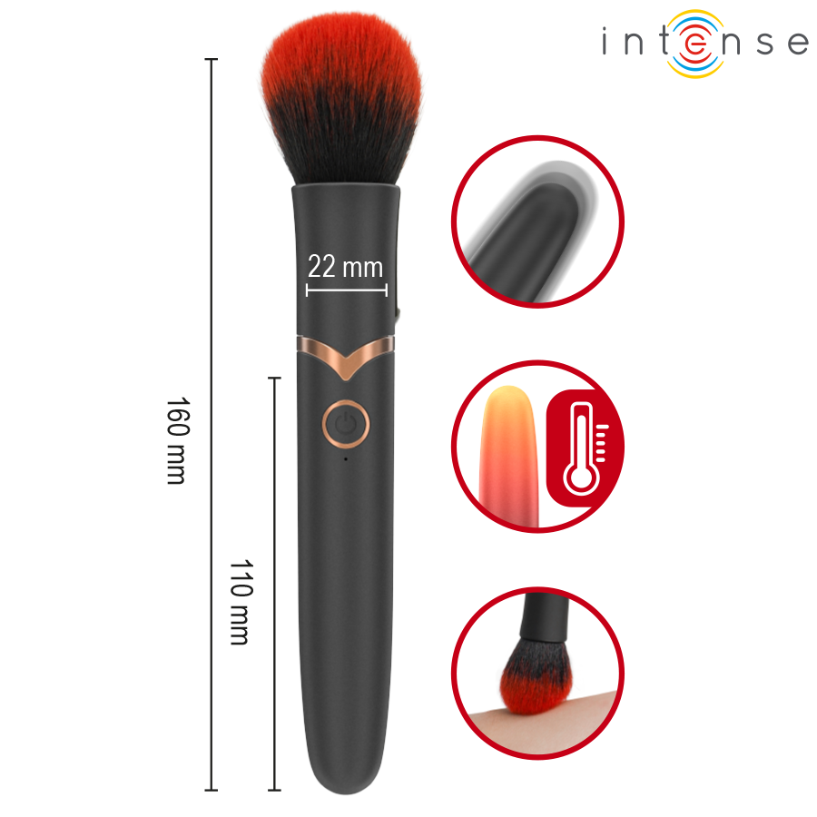 INTENSE EMILIA ESCOVA VIBRAToRIA AQUECIDA 16 CM
