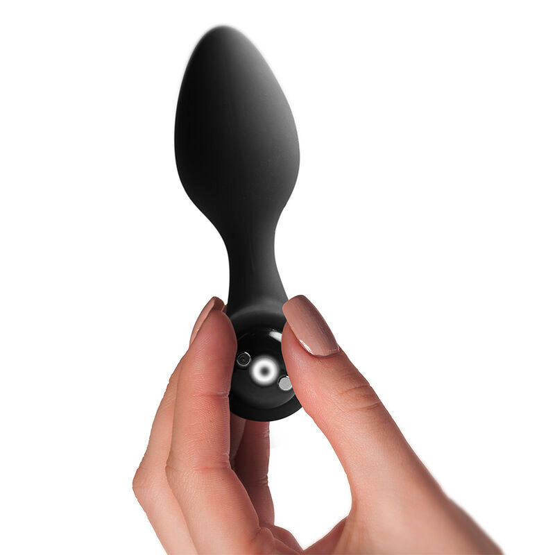 ROCKS OFF NOVA SOLARIS PLUG ANAL FINO RECARGABLE 16 FUNCIONES NEGRO