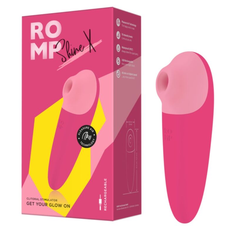 ROMP SHINE X SUCyaO CLITORIAL 10 NiVEIS ROSA
