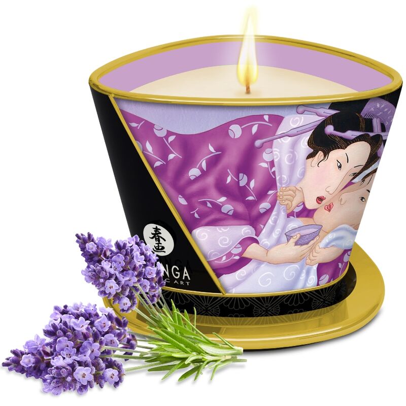 SHUNGA VELA DE MASSAGEM LAVANDA 170 ML