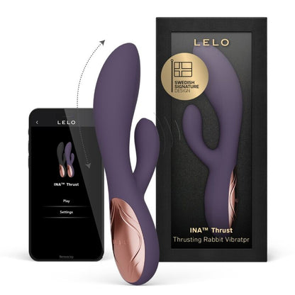 LELO INA THRUST RABBIT VIBRADOR DE EMPURRA ROXO