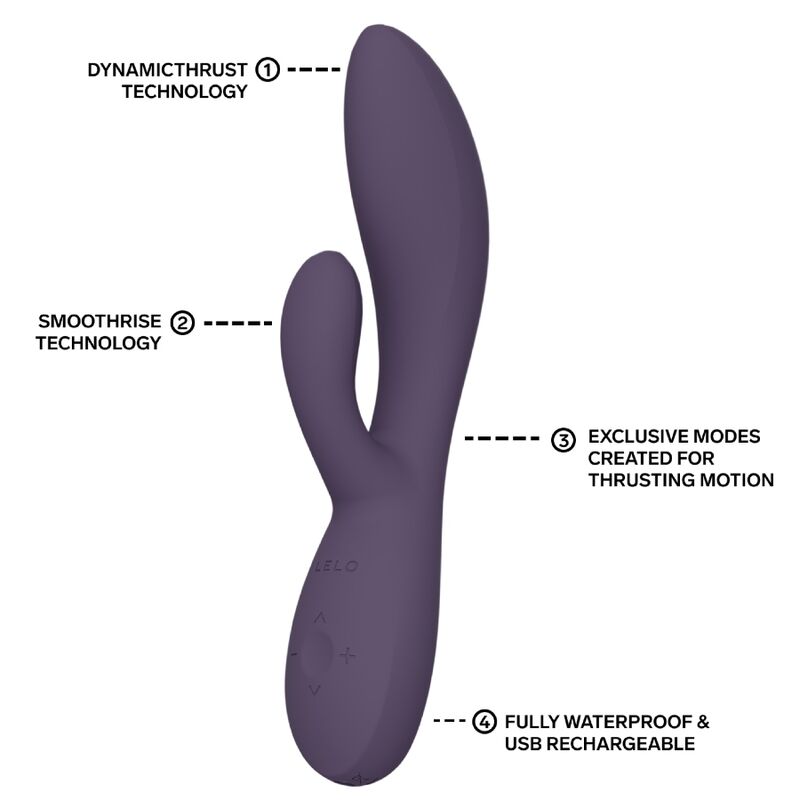LELO INA THRUST RABBIT VIBRADOR DE EMPURRA ROXO
