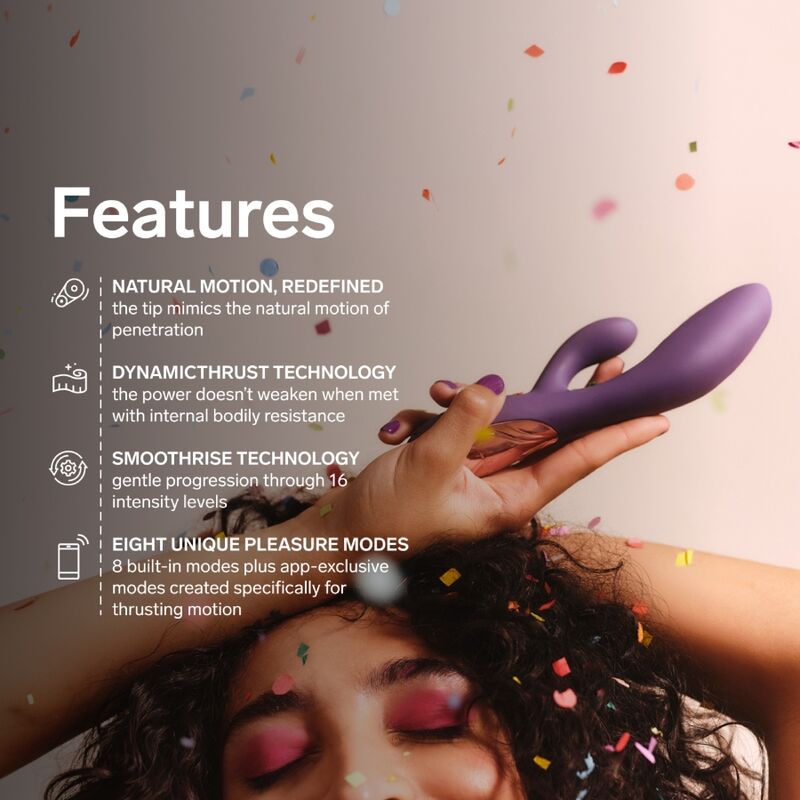LELO INA THRUST RABBIT VIBRADOR DE EMPURRA ROXO