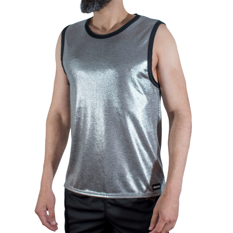 MACHO CAMISETA BRILLO FINO S M