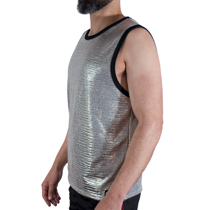 MACHO CAMISETA BRILLO TEXTURA S M