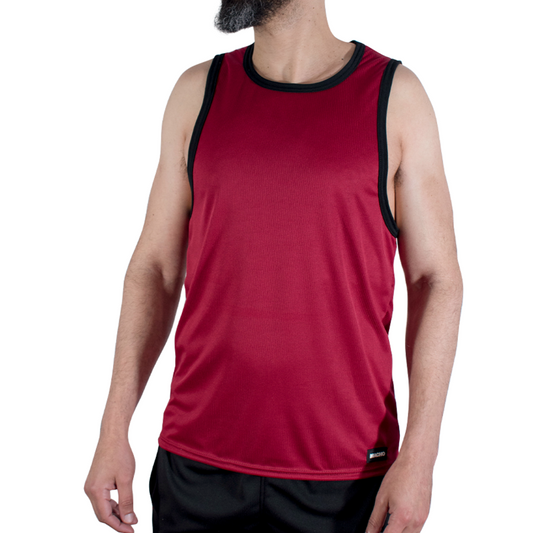 MACHO CMV003 CAMISETA GYM GRANATE S M