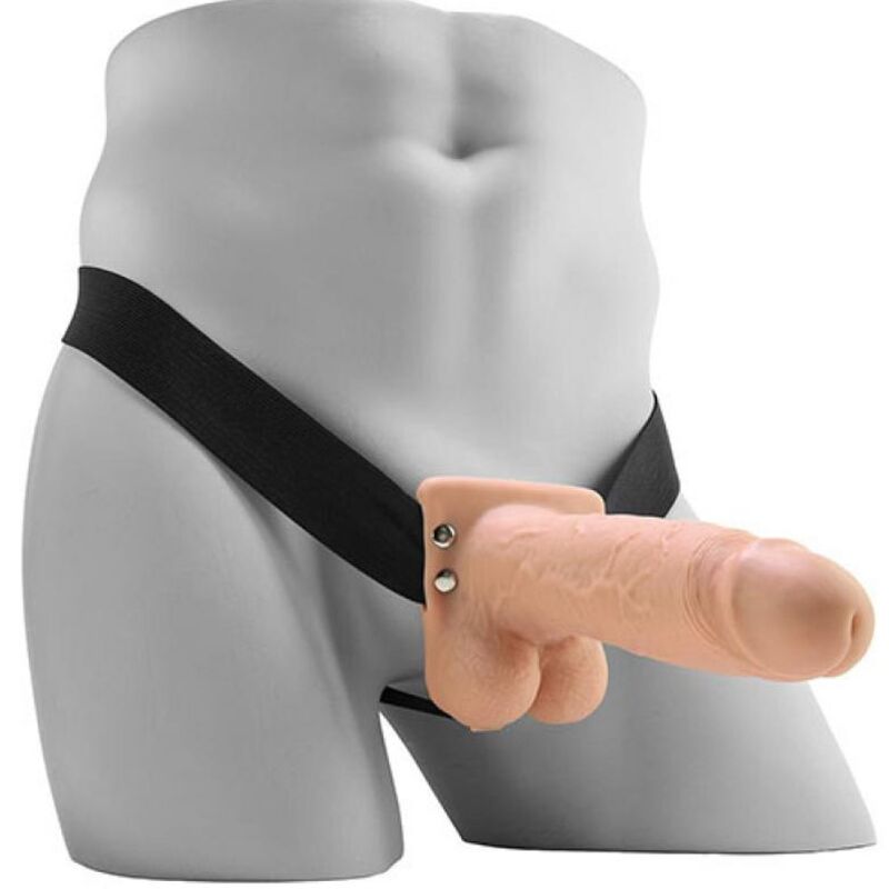 FETISH FANTASY SERIES STRAP ON VIBRAToRIO REALISTA COM BOLAS 178 CM