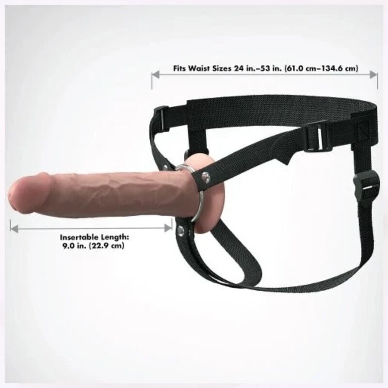 FANTASY X TENSIONS ELITE REALISTIC HOLLOW STRAP ON 241 CM