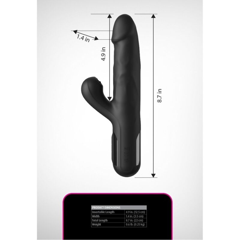 FETISH FANTASY SERIES VIBRADOR COELHO DE SILICONE SONIX PRETO