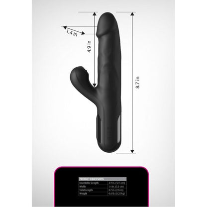 FETISH FANTASY SERIES VIBRADOR COELHO DE SILICONE SONIX PRETO