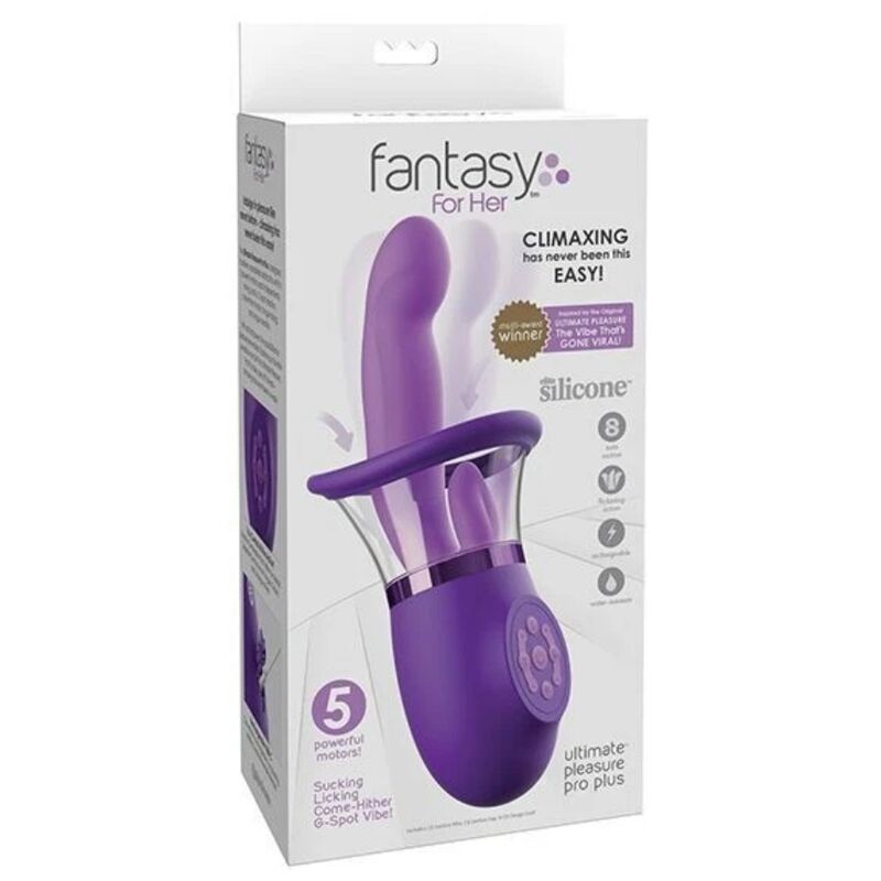 FANTASY FOR HER VIBRADOR RABBIT PRO PLUS ULTIMATE PLEASURE ROXO 203 CM