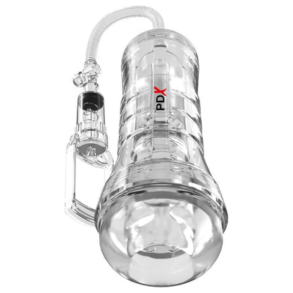 PDX ELITE VIEWTUBE VAC XXL TRANSPARENTE STROKER COM BOMBA DE SUCyaO 273 CM