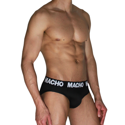 MACHO MCH007 SLIP CLaSICO NEGRO NEGRO S
