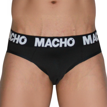 MACHO MCH007 SLIP CLaSICO NEGRO NEGRO S