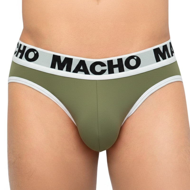 MACHO MCH013 SLIP VERDE MILITAR S
