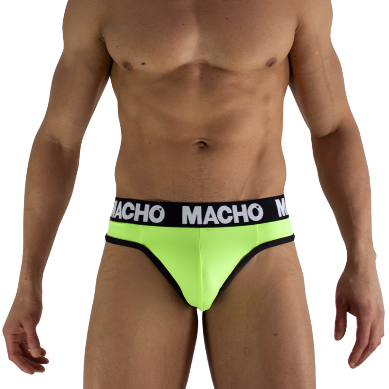 MACHO MTG001 TANGA AMARILLO FLUOR S
