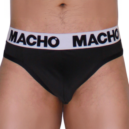 MACHO MTG002 TANGA NEGRO NEGRO S