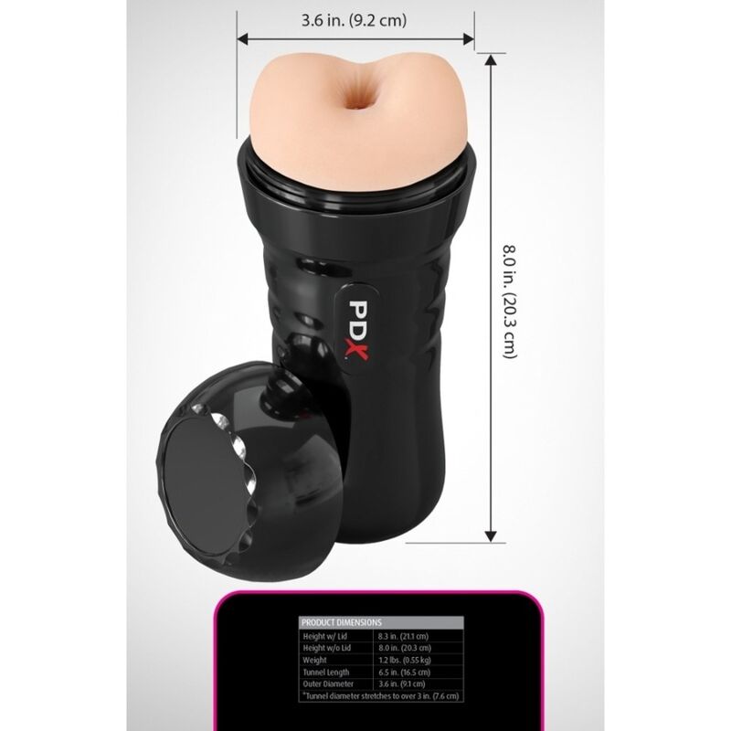 PDX EXTREME MOLHADOS BUSSIES SUPER BANGIN BUTTHOLE ANAL STROKER 208 CM