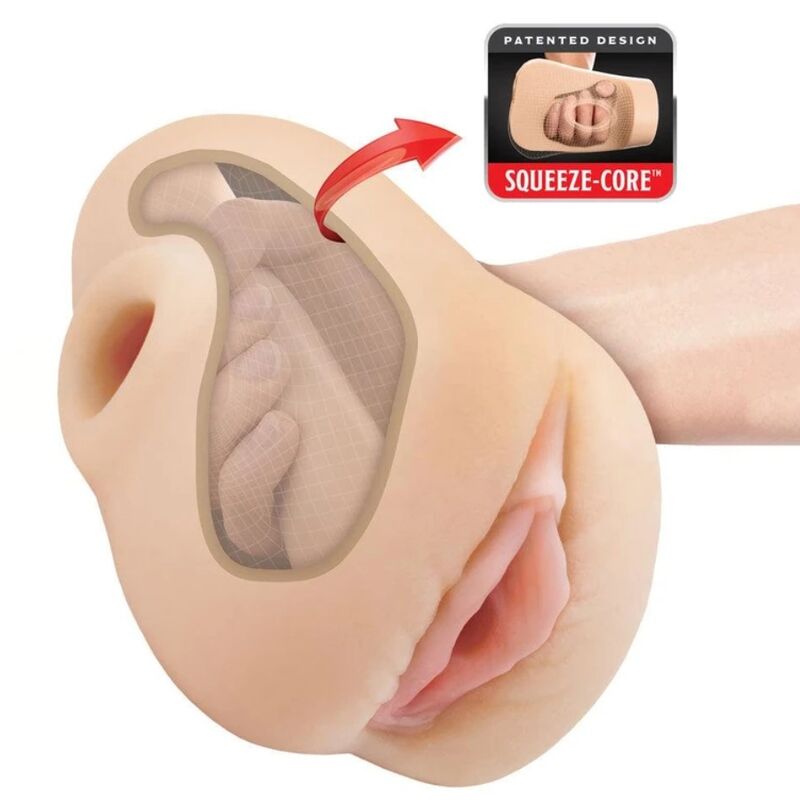 PDX PLUS VAGINA REALISTA APERTO E EMOyaO 18 CM