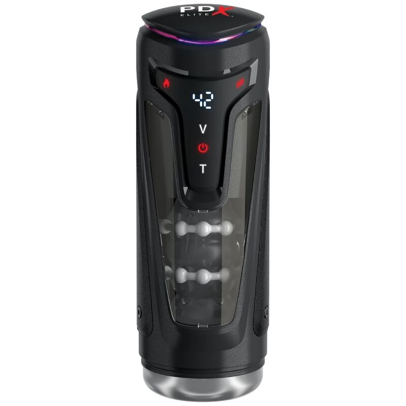 PDX ELITE MOTO BATOR PRO MASTURBADOR AUTOMaTICO COM VIBRAyaO E AQUECIMENTO 265 CM