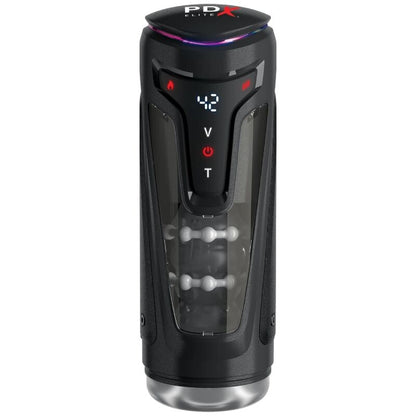 PDX ELITE MOTO BATOR PRO MASTURBADOR AUTOMaTICO COM VIBRAyaO E AQUECIMENTO 265 CM