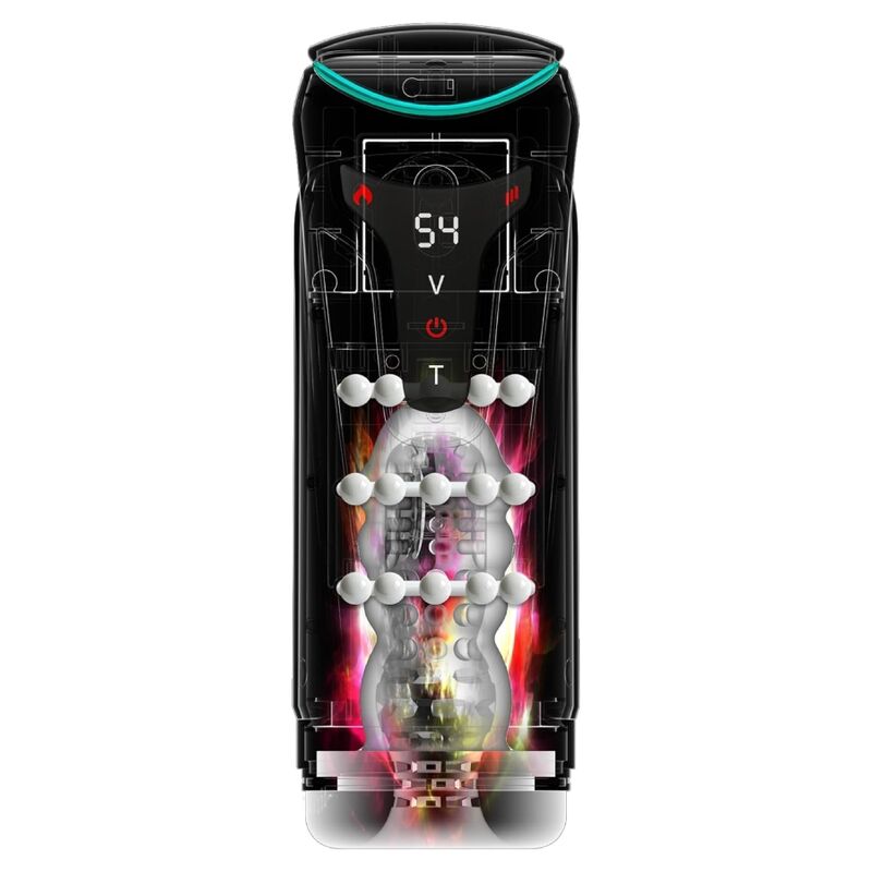PDX ELITE MOTO BATOR PRO MASTURBADOR AUTOMaTICO COM VIBRAyaO E AQUECIMENTO 265 CM