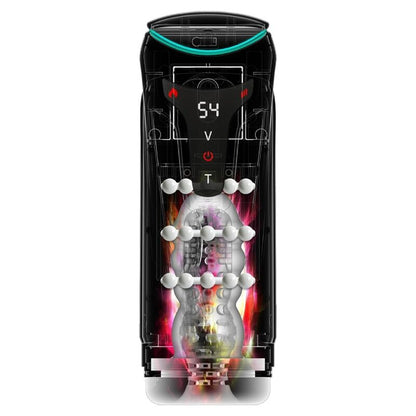 PDX ELITE MOTO BATOR PRO MASTURBADOR AUTOMaTICO COM VIBRAyaO E AQUECIMENTO 265 CM