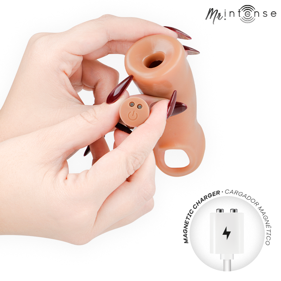 MR INTENSE ARNOLD L CAPA PENIANA VIBRAToRIA ULTRA REALISTA COM CONTROLE REMOTO 16 CM y 45 CM