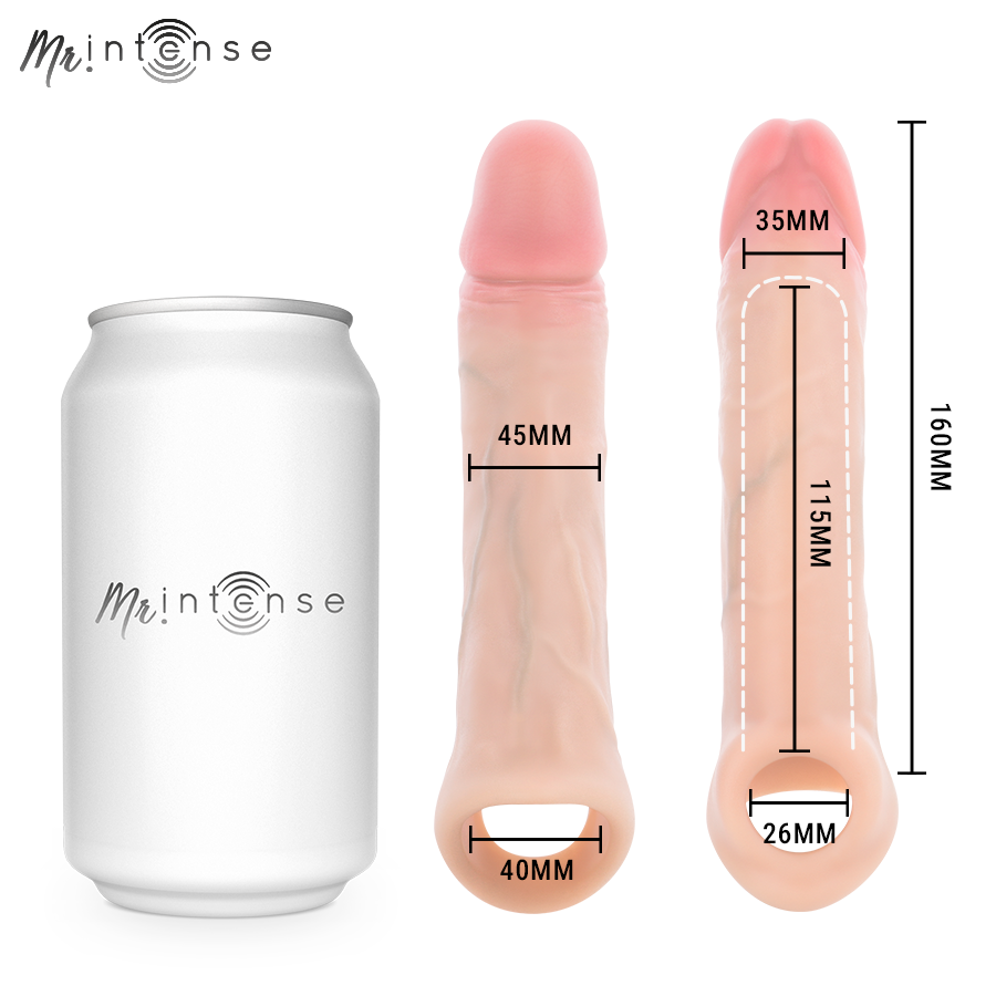 MR INTENSE ARNOLD L CAPA PENIANA VIBRAToRIA ULTRA REALISTA COM CONTROLE REMOTO 16 CM y 45 CM