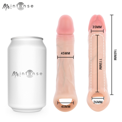 MR INTENSE ARNOLD L CAPA PENIANA VIBRAToRIA ULTRA REALISTA COM CONTROLE REMOTO 16 CM y 45 CM