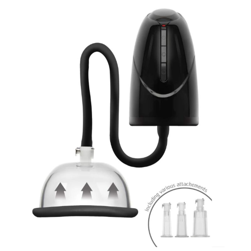 SHEEO BOMBA DE VaCUO AUTOMaTICA PARA VAGINA E CLIToRIS PRETA