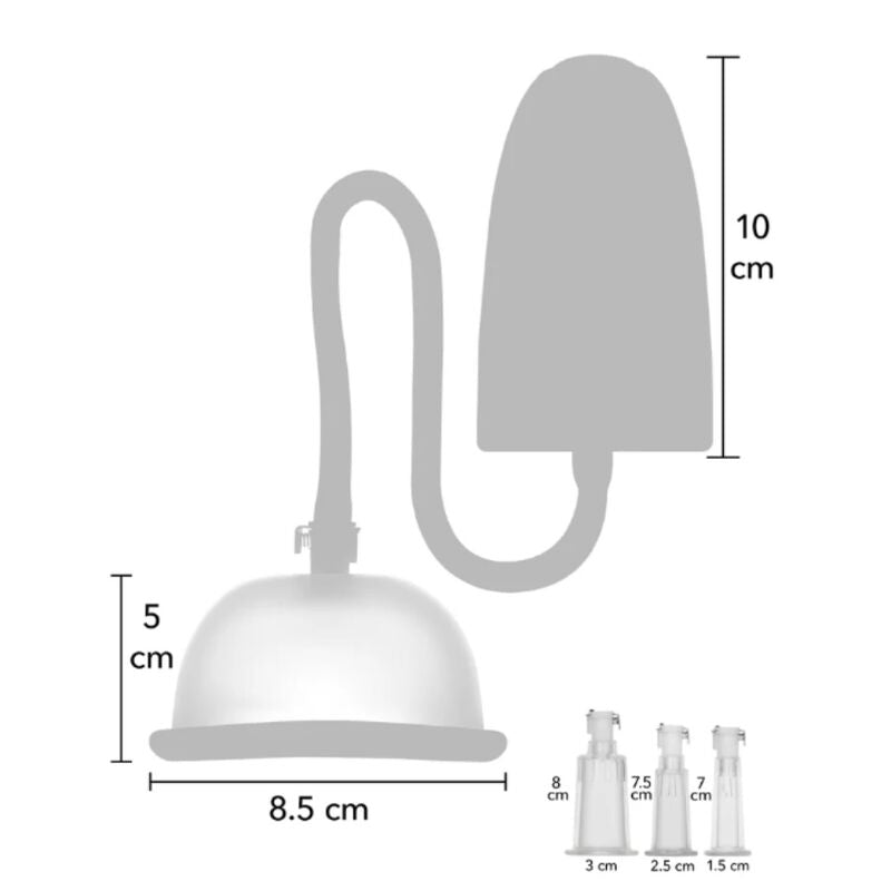 SHEEO BOMBA DE VaCUO AUTOMaTICA PARA VAGINA E CLIToRIS PRETA