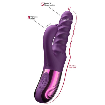 SHEEO VIBRADOR REDEMOINHO COELHO ROXO