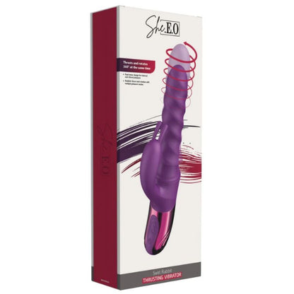 SHEEO VIBRADOR REDEMOINHO COELHO ROXO
