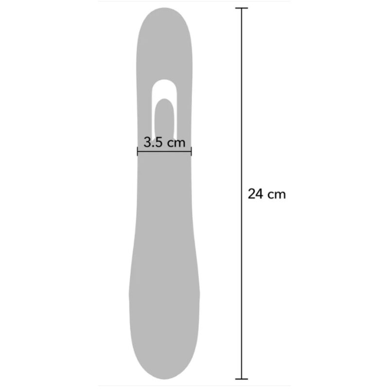 SHEEO VIBRADOR RABBIT PARA PONTO G COM MOVIMENTO DIGITAL ROXO