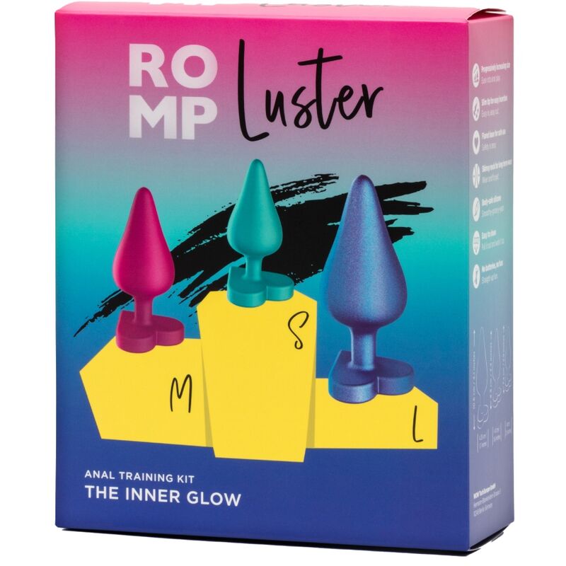 ROMP KIT DE TREINAMENTO ANAL LUSTER P M G COM BASE EM FORMATO DE CORAyaO