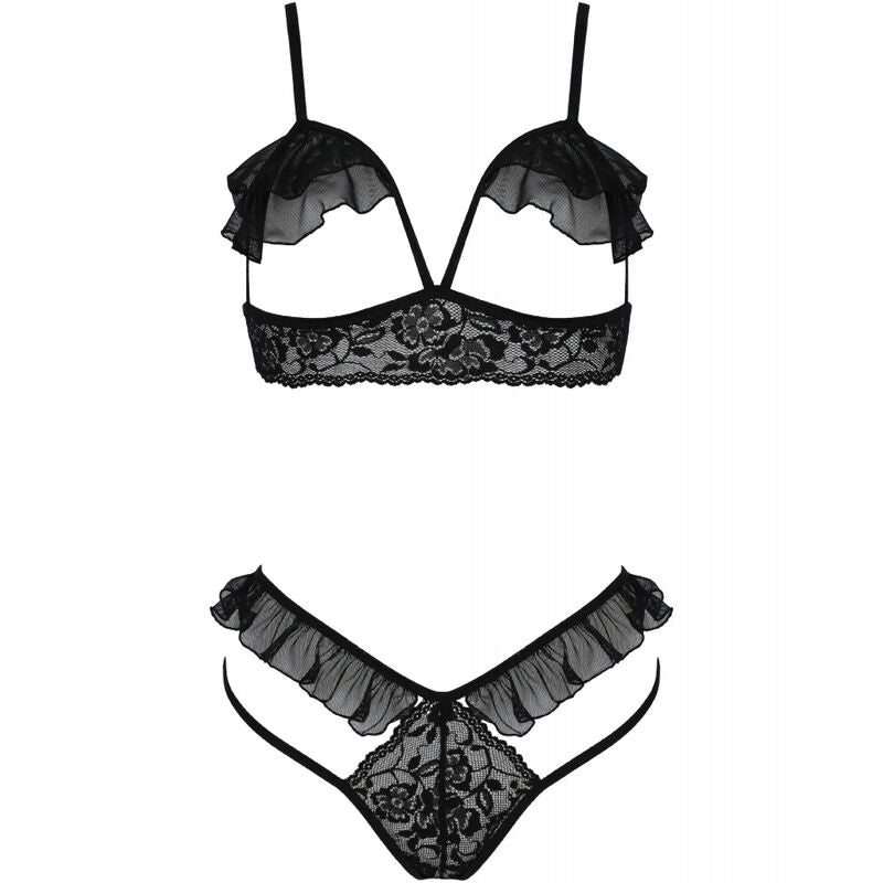 PASSION CONJUNTO DOLLY DUAS PEAS PRETO L XL
