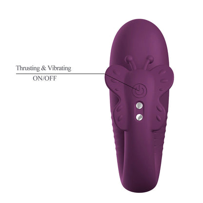 PRETTY LOVE VIBRADOR DE OVO COM ACIONAMENTO POR APLICATIVO KLAY ROXO