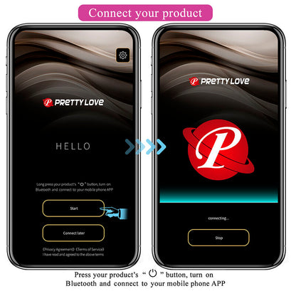 PRETTY LOVE VIBRADOR DE OVO COM ACIONAMENTO POR APLICATIVO KLAY ROXO