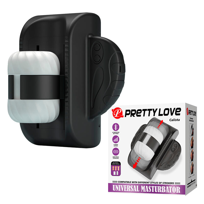 PRETTY LOVE CALISTA UNIVERSAL AUTOMaTICO MASTURBADOR PRETO