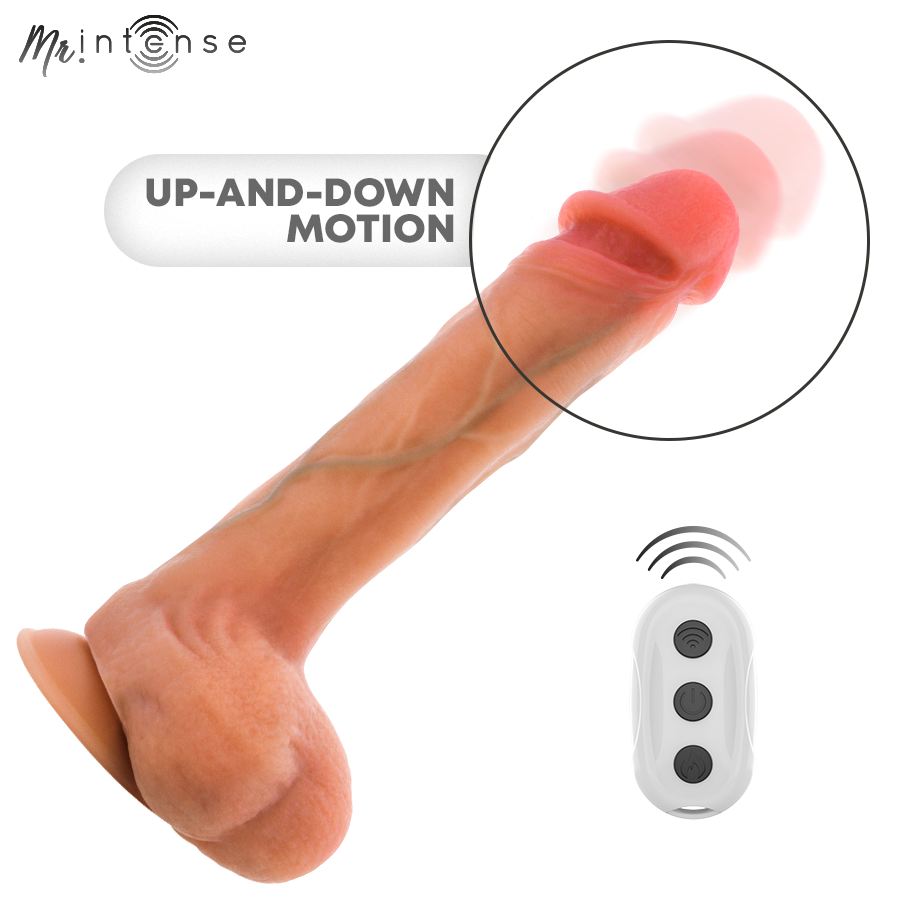 MR INTENSE BRADLEY VIBRADOR DILDO COM EFEITO DE CALOR E CONTROLE REMOTO 21 CM y 42 CM