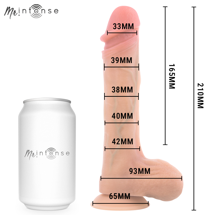 MR INTENSE BRADLEY VIBRADOR DILDO COM EFEITO DE CALOR E CONTROLE REMOTO 21 CM y 42 CM