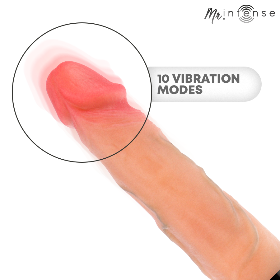 MR INTENSE JEAN VIBRADOR UPDOWN COM EFEITO DE CALOR 24 CM y 38 CM